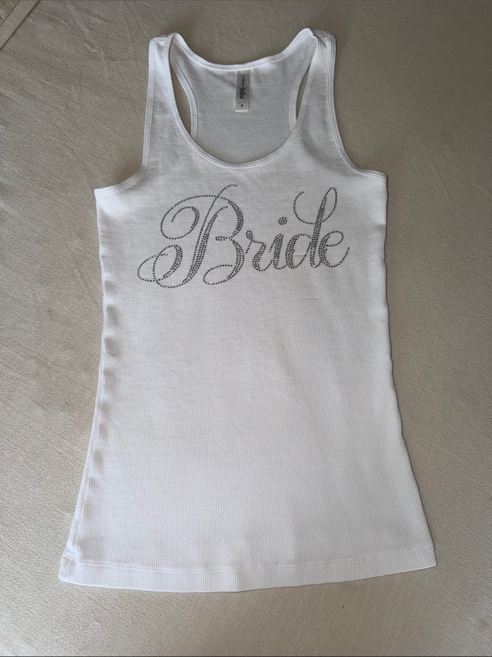 White Bride Tank Top